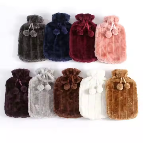 Hot Water Bag with Furry Cover