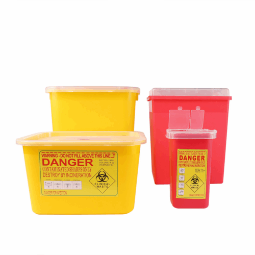 Plastic Medical Waste Container / Sharp Container for Safe Disposal - Image 2