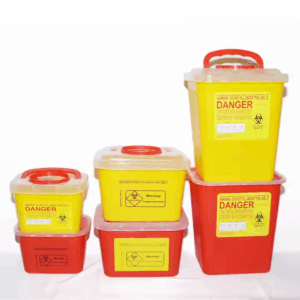 Plastic Medical Waste Container / Sharp Container for Safe Disposal
