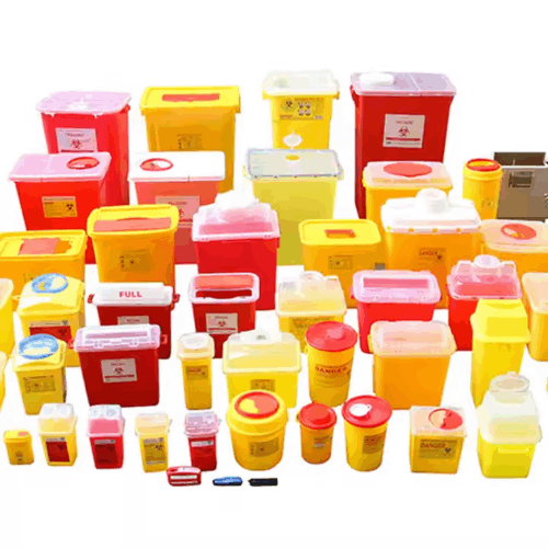 Plastic Medical Waste Container / Sharp Container for Safe Disposal - Image 3