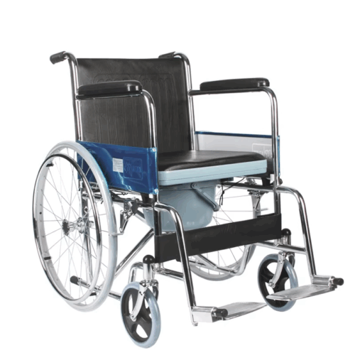 Steel Commode Wheel Chair