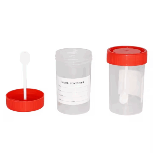 Stool Container with Screw Cap