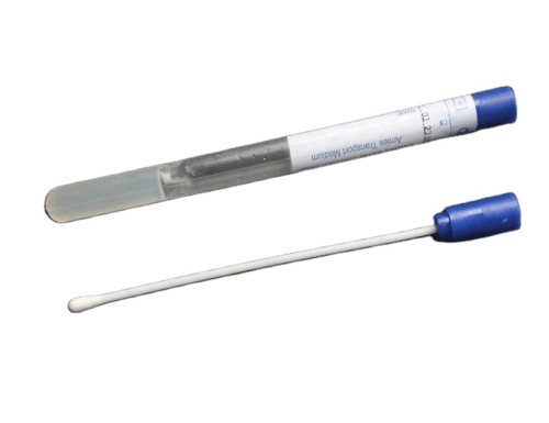 Swab With Plastic Applicator