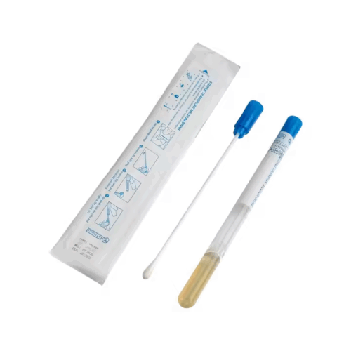 Swab With Plastic Applicator